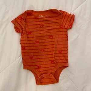 Adjustable Mickey Disney Onesie / Bodysuit (Orange)